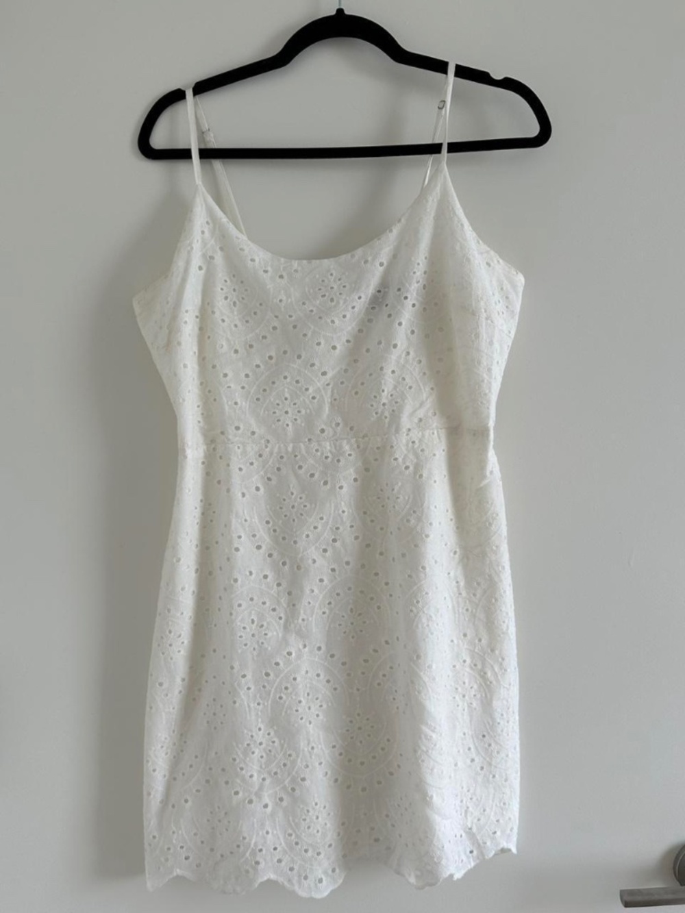 Lulus white eyelet mini dress